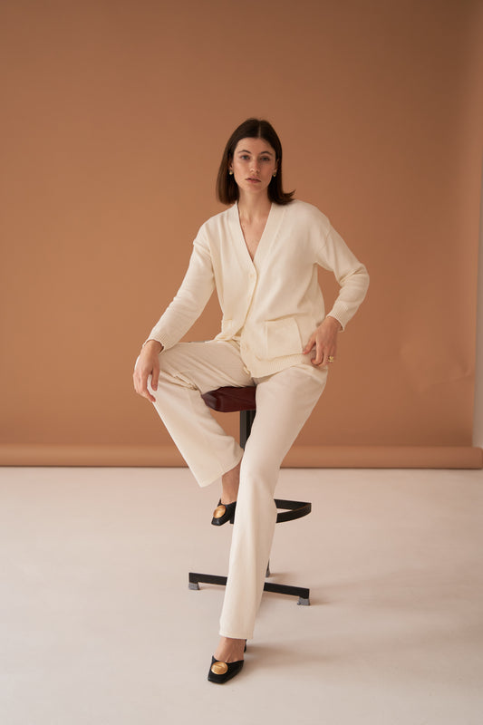 Cotton Cashmere Trousers