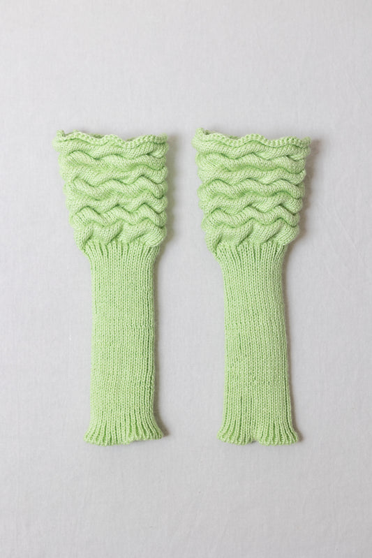 Soft ripplettes green cuffs
