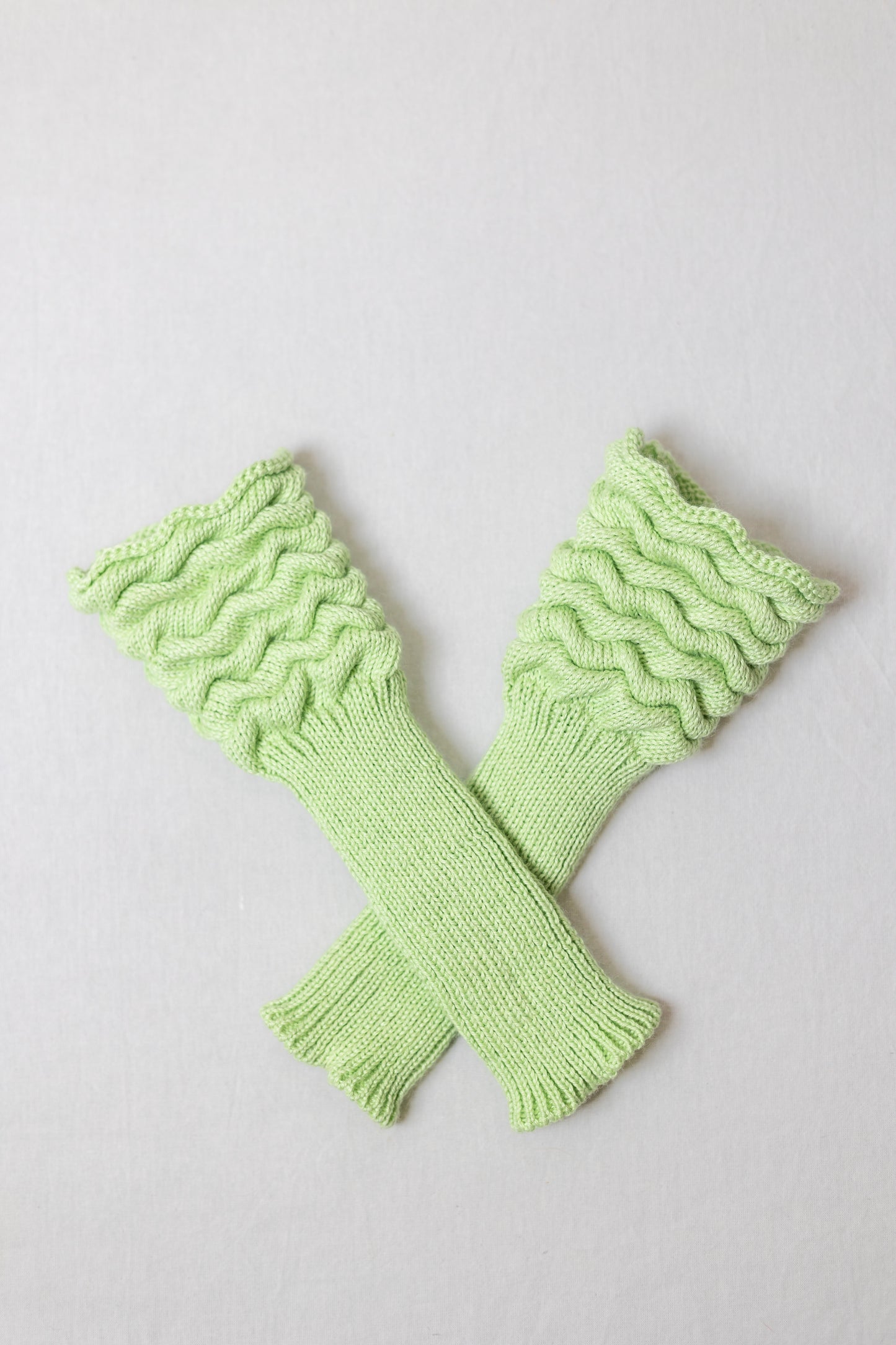 Soft ripplettes green cuffs