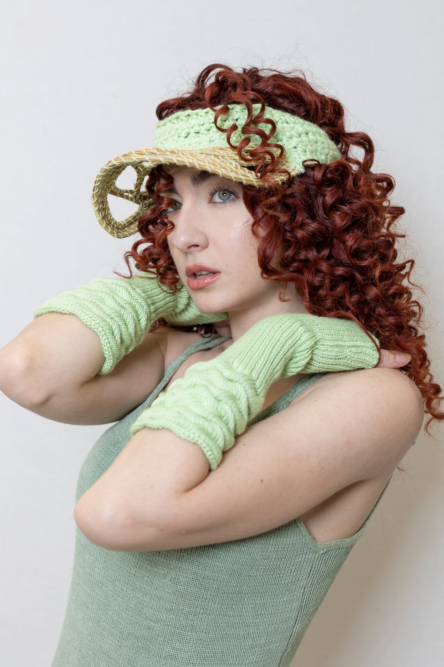 Soft ripplettes green cuffs
