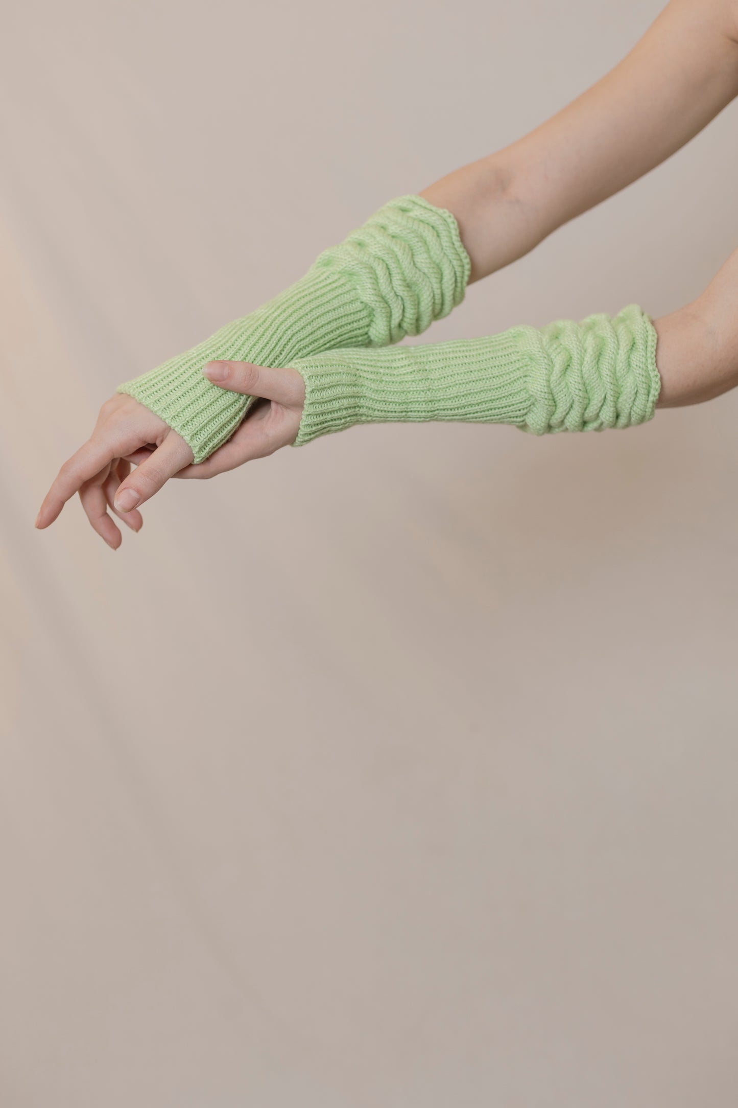 Soft ripplettes green cuffs