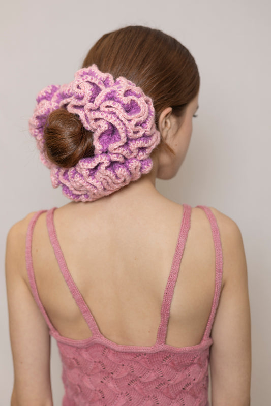 Carnation scrunchie
