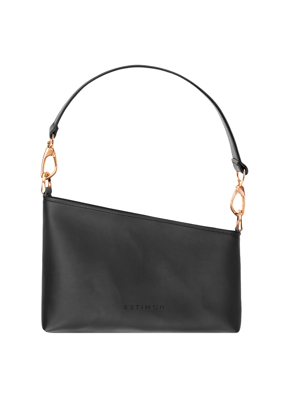 BAGUETTE BLACK mushroom leather