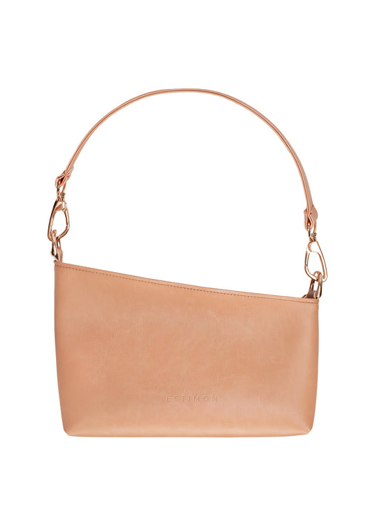 BAGUETTE bag corn leather nude