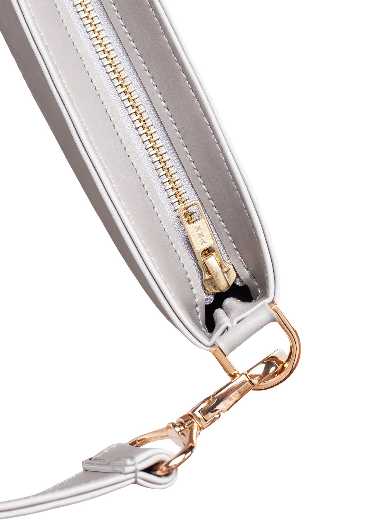 Baguette bag corn leather grey