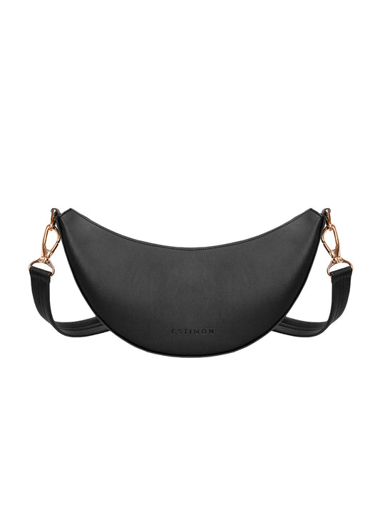 MINI HOBO bag corn leather black