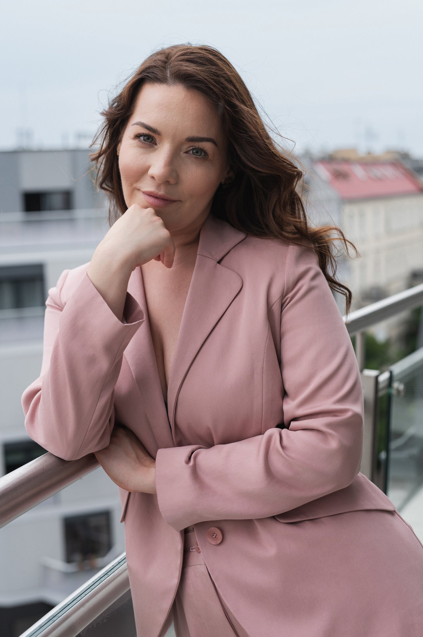 Tailored Blazer Norrmalm Brandy Rose