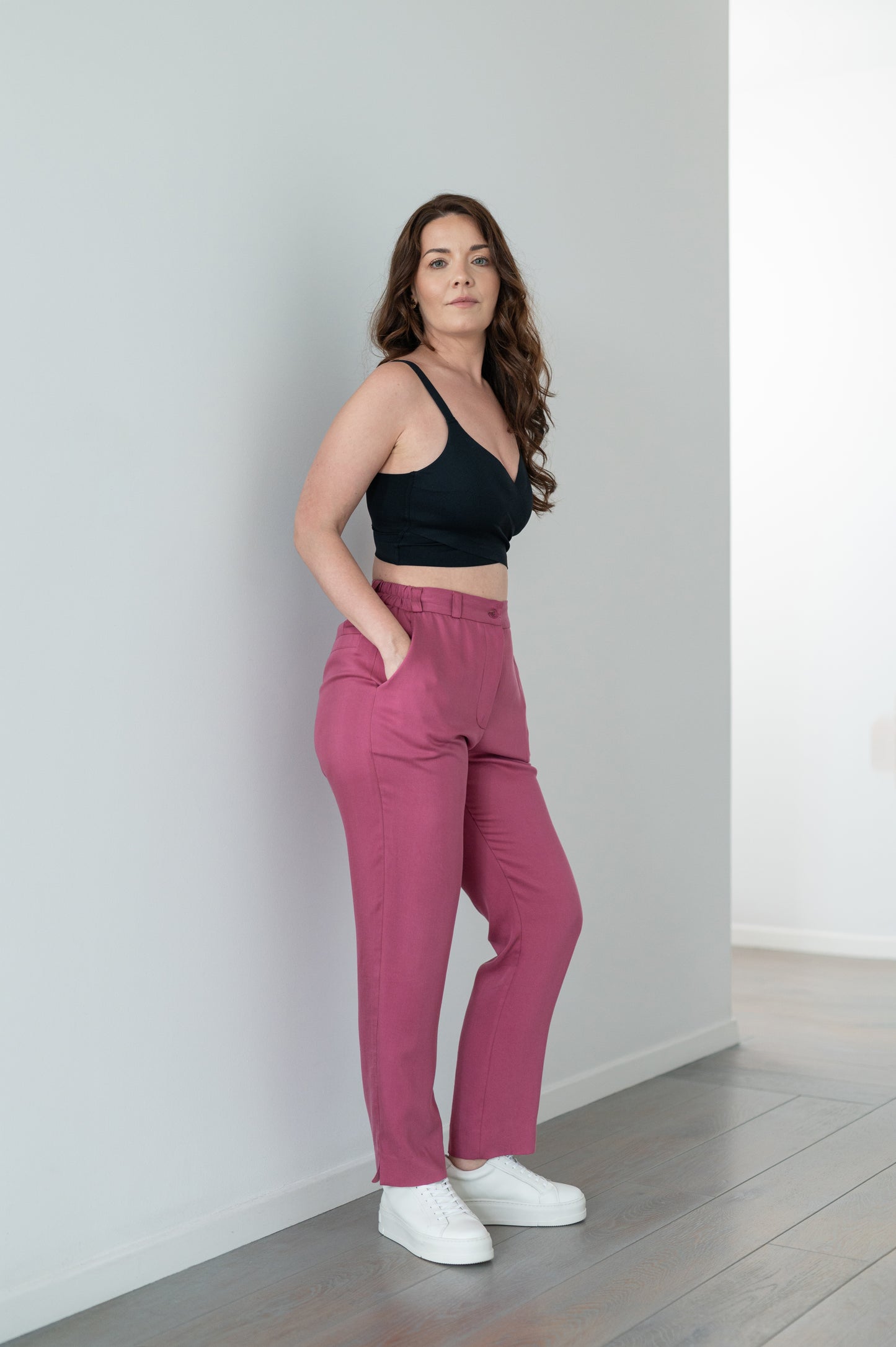 Tailored Trousers Södermalm Vin Rouge