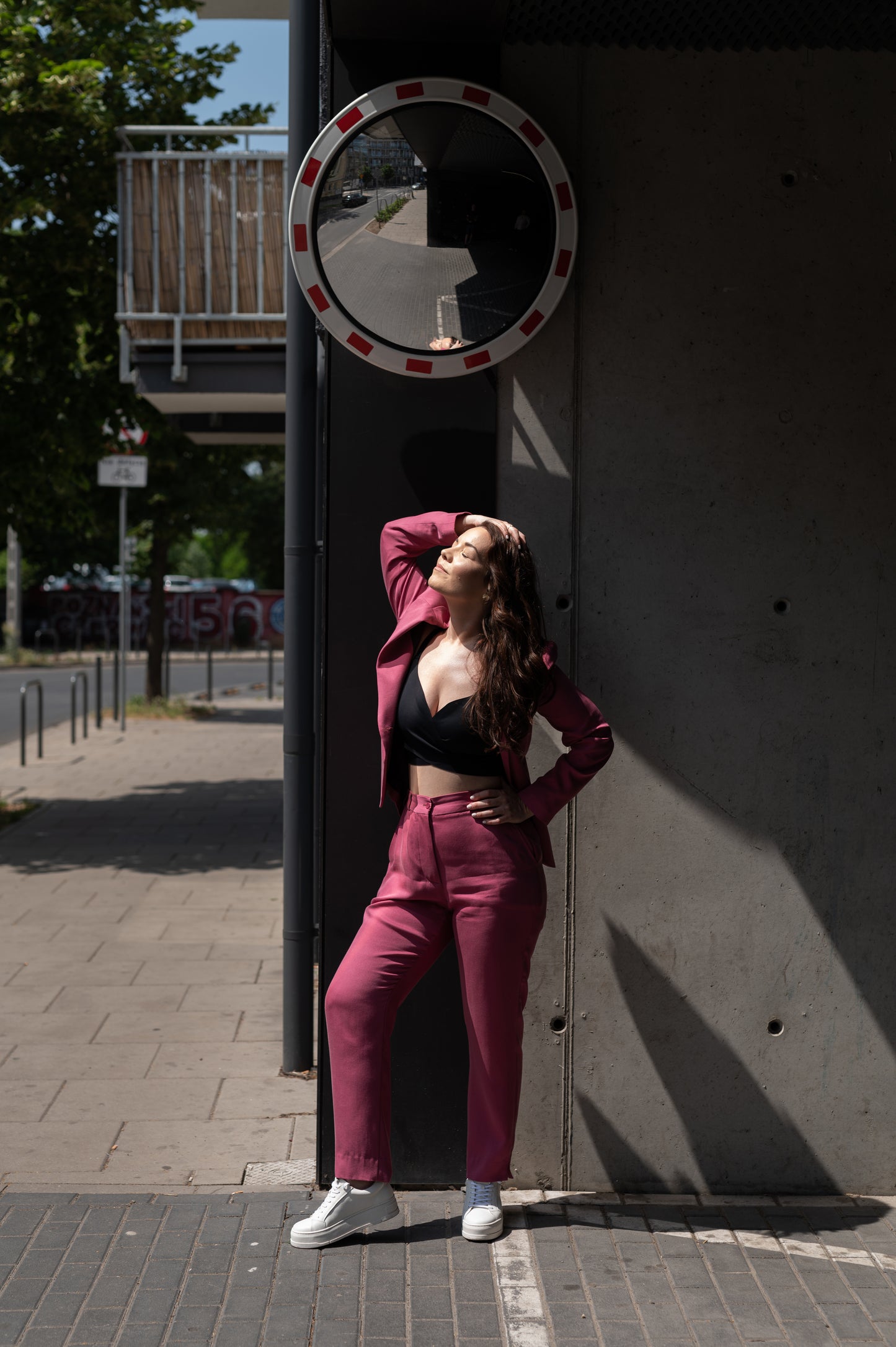 Tailored Trousers Södermalm Vin Rouge