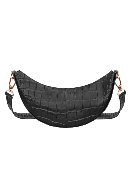 MINI HOBO corn leather black croco