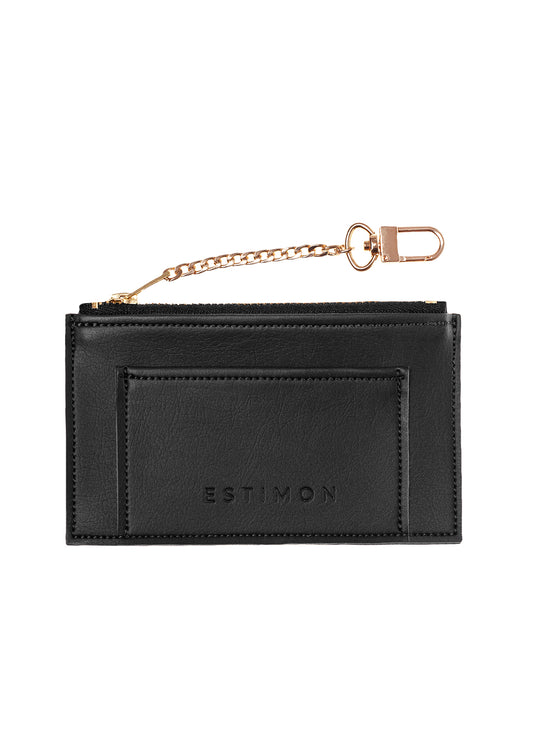 MINI WALLET olive leather black