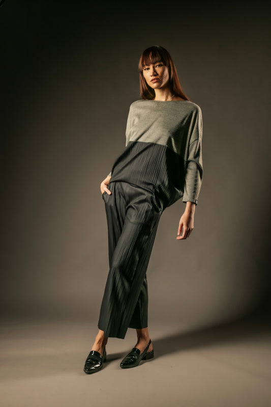 Pleated culottes