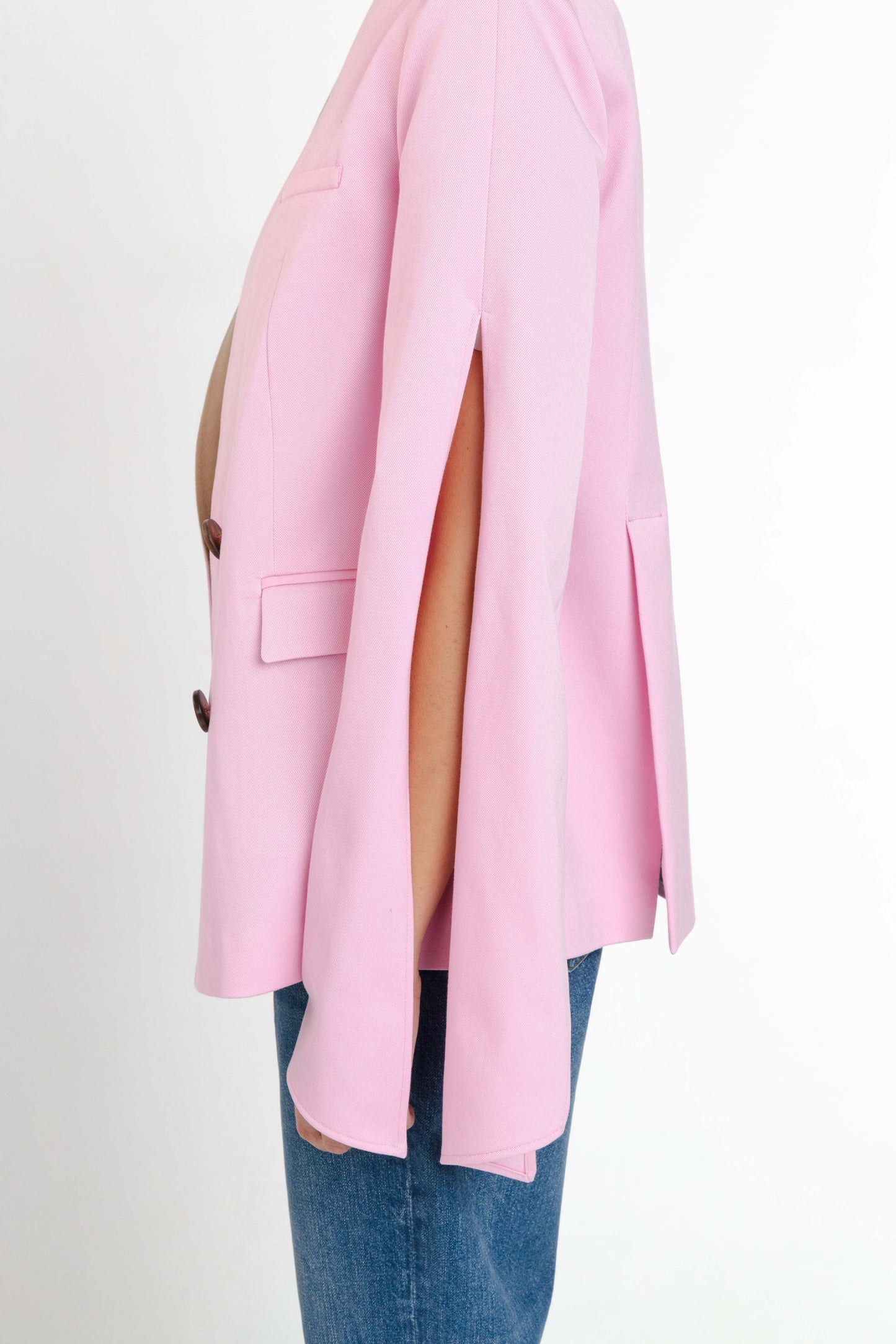 Dove Cotton Drill Pink Blazer