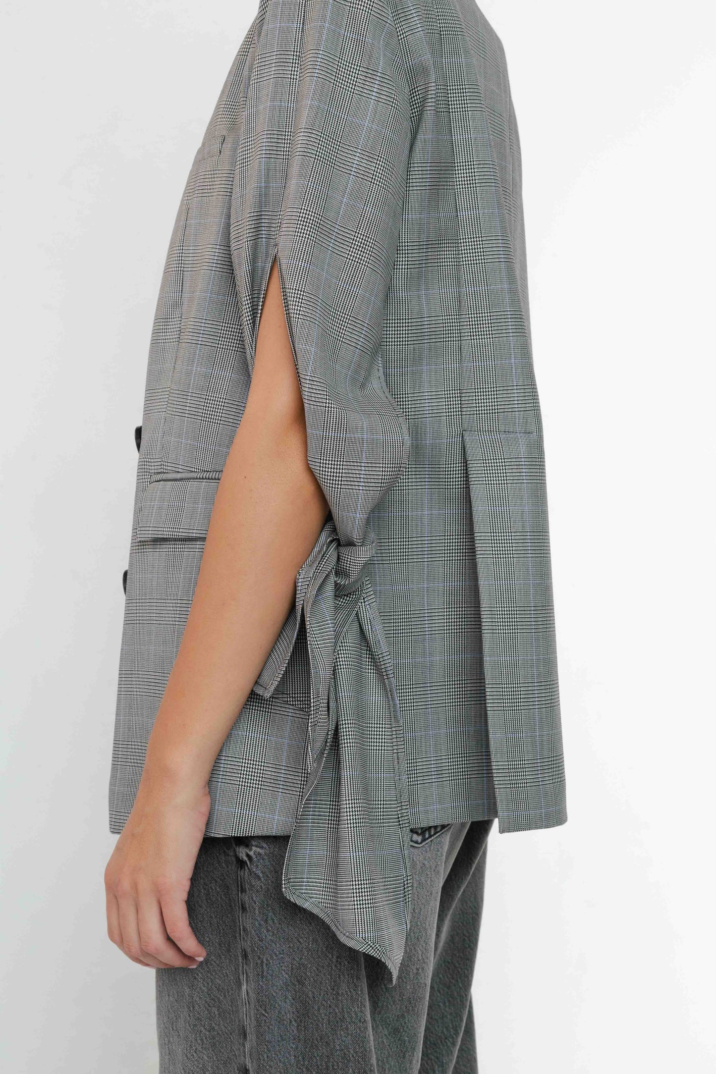 Dove Prince of Wales Check Blazer