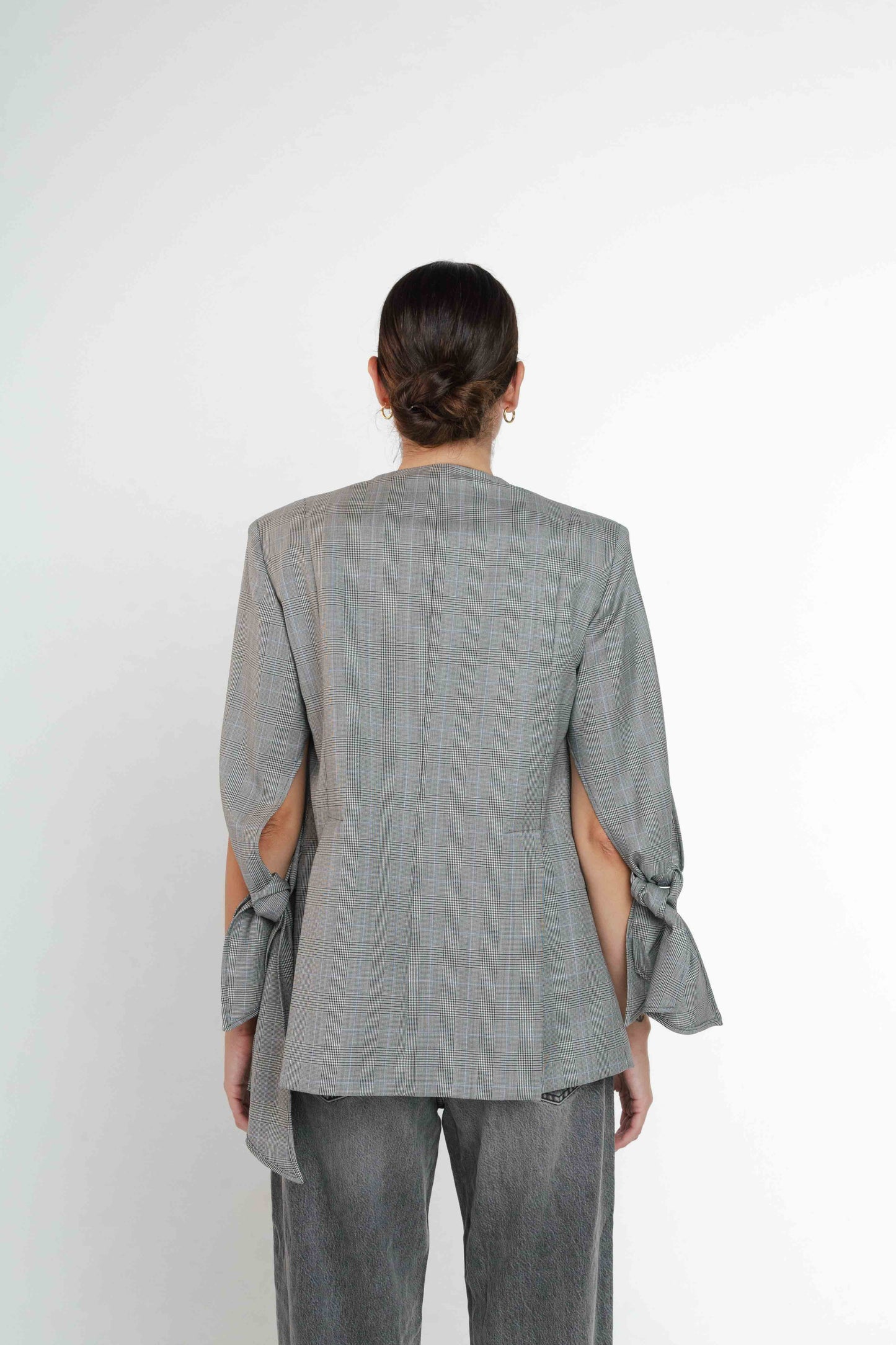 Dove Prince of Wales Check Blazer