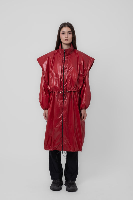 Ara Red Raincoat