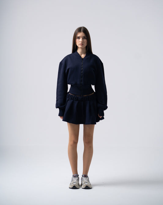 Inej Skirt Set in Dark Blue
