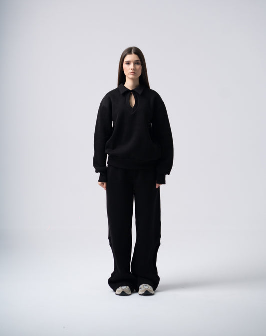 Eclips Pants Set in Black