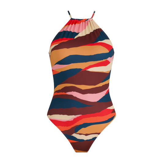 HIGH NECK SWIMSUIT - Chamarel