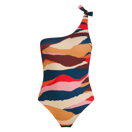 SHOULDER TIE UP SWIMSUIT - Chamarel