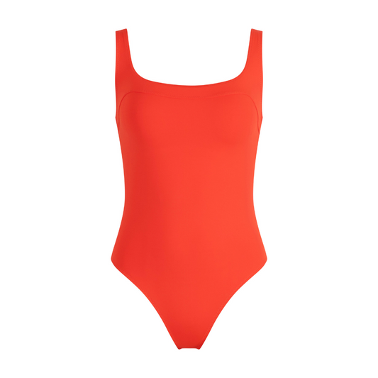 ESSENTIAL SWIMSUIT - Papaya Solo