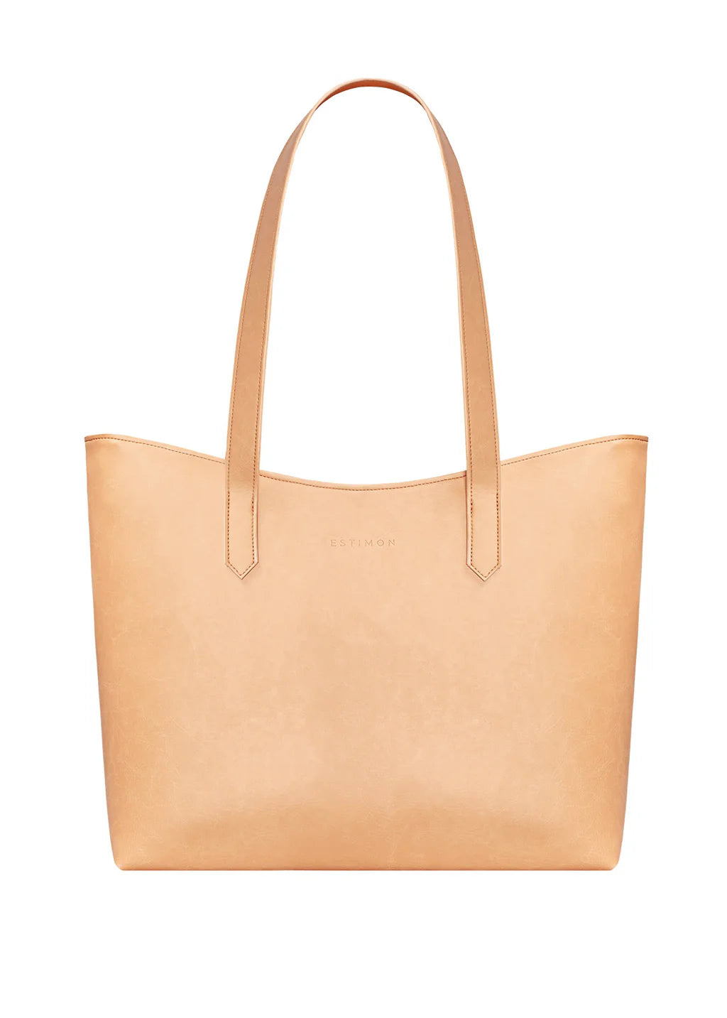 SHOPPER corn leather nude